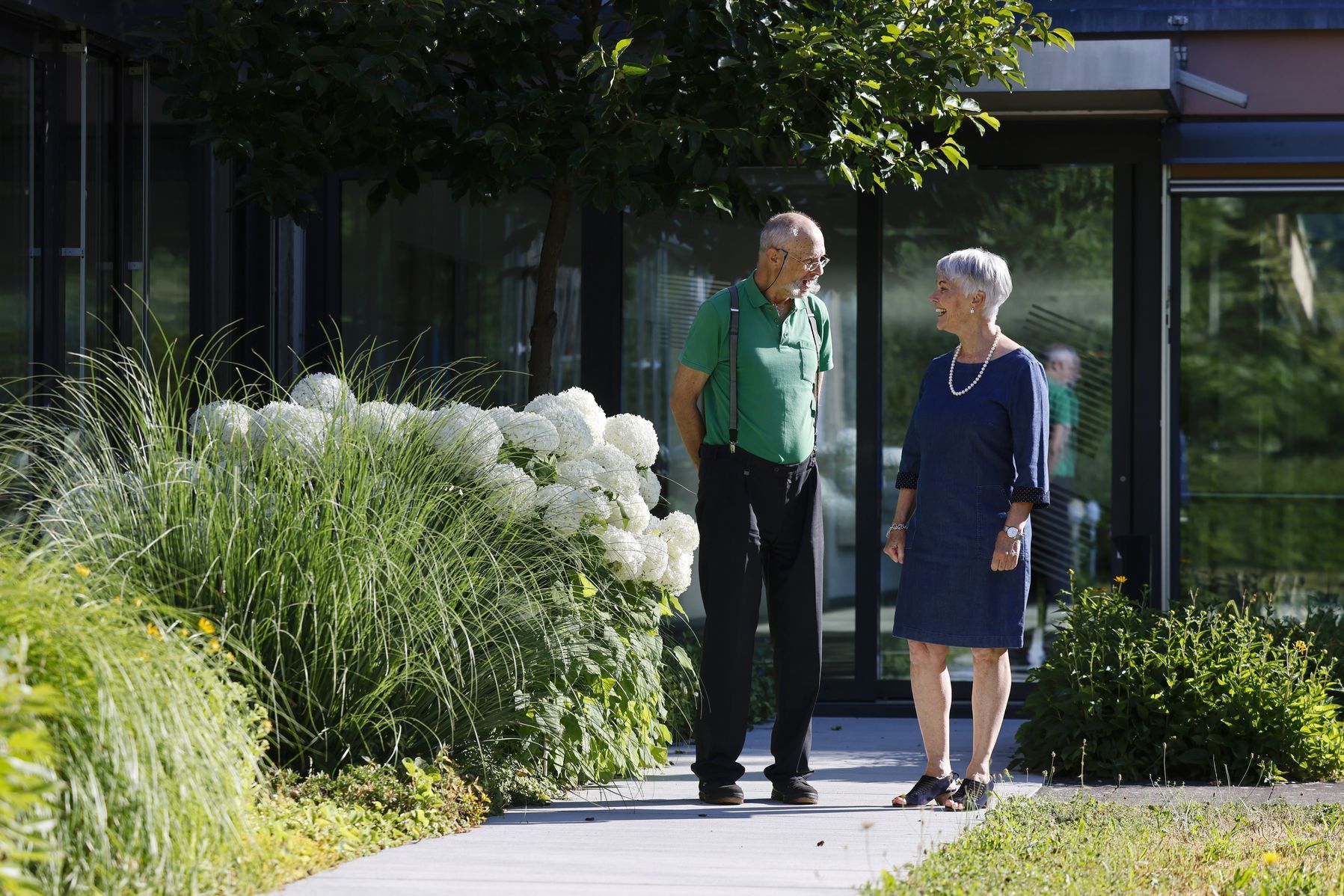 Burgerspittel im Viererfeld: Garten mit zwei Personen