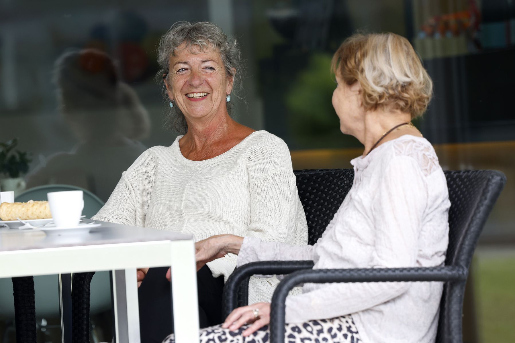 Terrasse vom Café Viererfeld